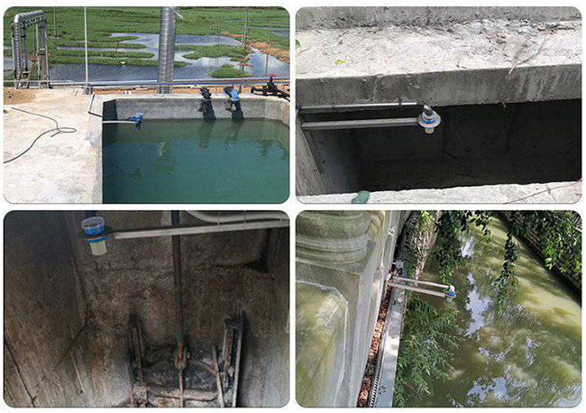 投入式超声波液位计现场安装使用图